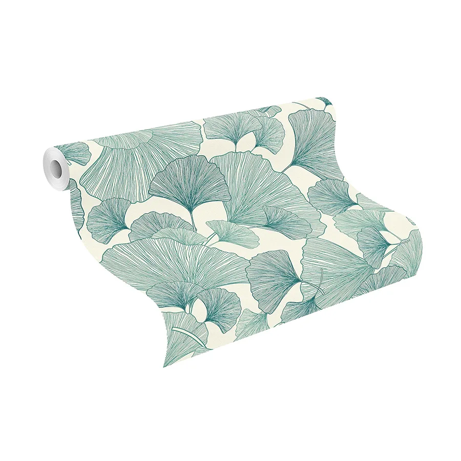 Rasch Waft wallpaper, color Teal, SKU RH407662