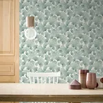 Rasch Waft wallpaper, color Teal, SKU RH407662