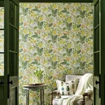 Rifle Paper Co. Amalfi wallpaper, color Pink & Green, SKU PSW1319RL