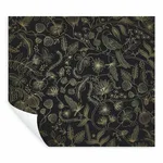 Rifle Paper Co. Aviary wallpaper, color Black & Gold, SKU PSW1310RL