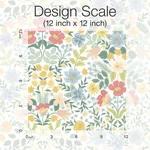 Rifle Paper Co. Bramble Garden wallpaper, color Pastel Multi, SKU PSW1474RL