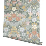 Rifle Paper Co. Bramble Garden - Sage Wallpaper | Buy Online Rifle Paper Co. Bramble Garden wallpaper, color Sage, SKU PSW1476RL