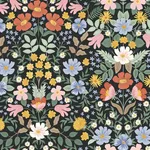 Rifle Paper Co. Bramble Garden wallpaper, color Black, SKU PSW1478RL