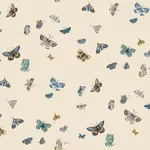 Rifle Paper Co. Butterfly House - Linen Wallpaper | Buy Online Rifle Paper Co. Butterfly House wallpaper, color Linen, SKU PSW1649RL