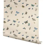 Rifle Paper Co. Butterfly House - Linen Wallpaper | Buy Online Rifle Paper Co. Butterfly House wallpaper, color Linen, SKU PSW1649RL
