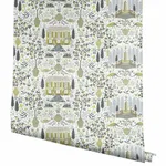 Rifle Paper Co. Camont - Linen & Gold Wallpaper | Buy Online Rifle Paper Co. Camont wallpaper, color Linen & Gold, SKU RI5107
