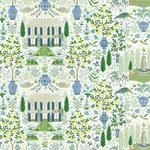Rifle Paper Co. Camont - Blue & Green Wallpaper | Buy Online Rifle Paper Co. Camont wallpaper, color Blue & Green, SKU RI5109