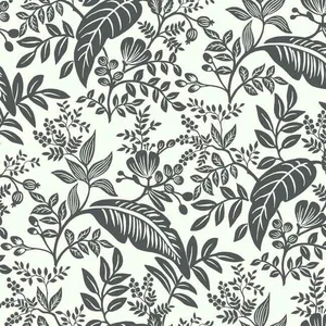 Rifle Paper Co. Canopy wallpaper, color Black & White, SKU RI5136