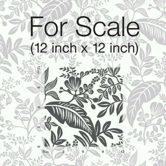 Rifle Paper Co. Canopy - Black & White Wallpaper | Buy Online Rifle Paper Co. Canopy wallpaper, color Black & White, SKU RI5136