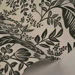 Rifle Paper Co. Canopy - Black & White Wallpaper | Buy Online Rifle Paper Co. Canopy wallpaper, color Black & White, SKU RI5136