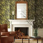 Rifle Paper Co. Canopy - Gold & Black Wallpaper | Buy Online Rifle Paper Co. Canopy wallpaper, color Gold & Black, SKU RI5139