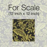 Rifle Paper Co. Canopy - Gold & Black Wallpaper | Buy Online Rifle Paper Co. Canopy wallpaper, color Gold & Black, SKU RI5139