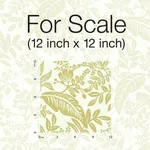 Rifle Paper Co. Canopy wallpaper, color Gold & White, SKU RI5138