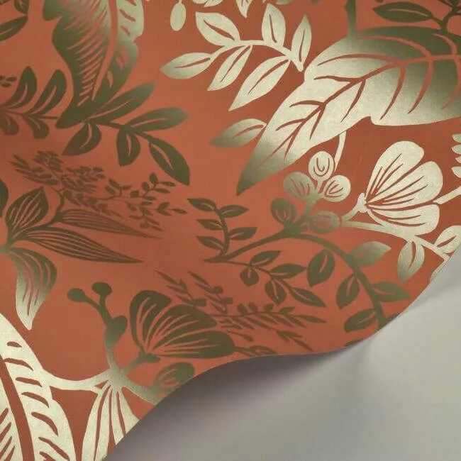 Rifle Paper Co. Canopy wallpaper, color Rose, SKU RI5135