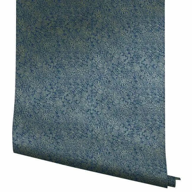 Rifle Paper Co. Champagne Dots - Gold & Navy Wallpaper | Buy Online Rifle Paper Co. Champagne Dots wallpaper, color Gold & Navy, SKU RI5113