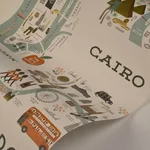 Rifle Paper Co. City Maps wallpaper, color Mint Metallic, SKU RI5160