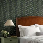 Rifle Paper Co. Climbing Vine wallpaper, color Black, SKU RF7422