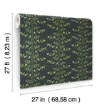 Rifle Paper Co. Climbing Vine wallpaper, color Black, SKU RF7422