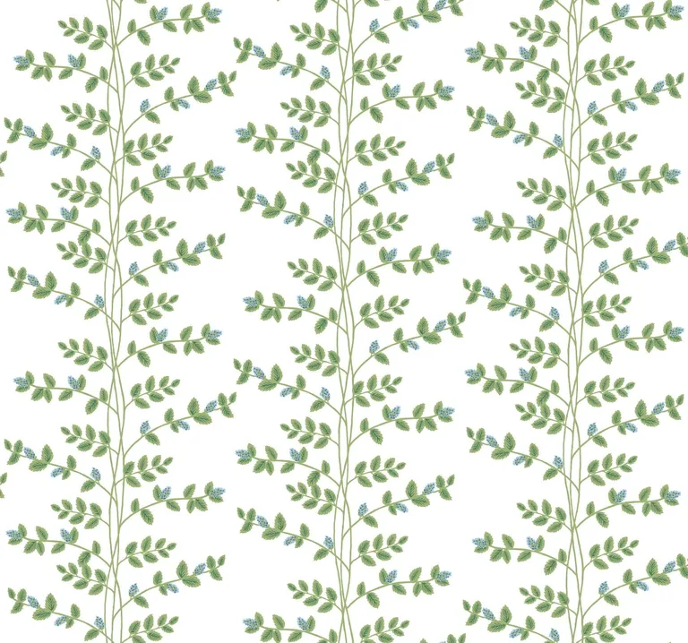 Rifle Paper Co. Climbing Vine wallpaper, color Blue, SKU RF7425