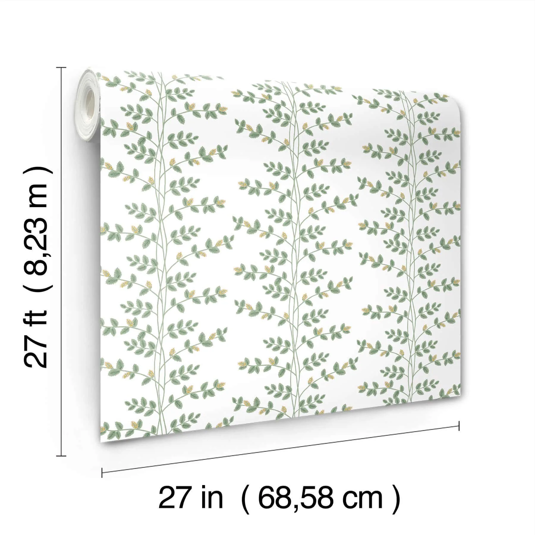 Rifle Paper Co. Climbing Vine wallpaper, color Gold, SKU RF7424