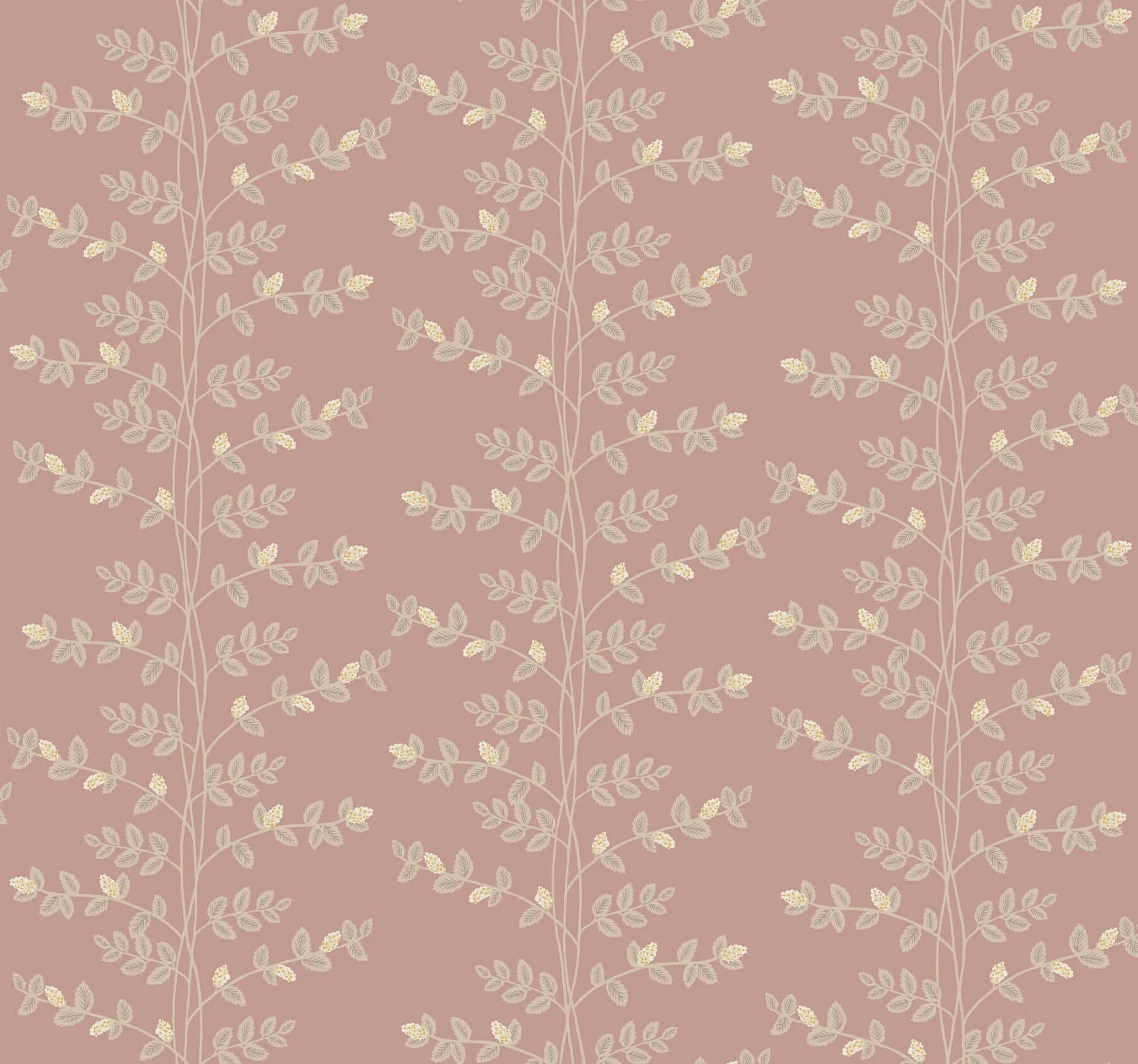 Rifle Paper Co. Climbing Vine wallpaper, color Rose, SKU RF7426