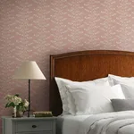 Rifle Paper Co. Climbing Vine wallpaper, color Rose, SKU RF7426