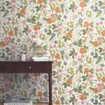 Rifle Paper Co. Colette - Rose Multicolor Wallpaper | Buy Online Rifle Paper Co. Colette wallpaper, color Rose Multicolor, SKU PSW1533RL