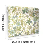 Rifle Paper Co. Colette wallpaper, color Blue Multicolor, SKU PSW1535RL