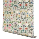 Rifle Paper Co. Curio wallpaper, color Linen, SKU PSW1541RL