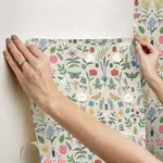 Rifle Paper Co. Curio wallpaper, color Linen, SKU PSW1541RL