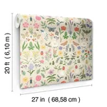 Rifle Paper Co. Curio - Cream Wallpaper | Buy Online Rifle Paper Co. Curio wallpaper, color Cream, SKU PSW1542RL
