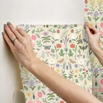 Rifle Paper Co. Curio - Cream Wallpaper | Buy Online Rifle Paper Co. Curio wallpaper, color Cream, SKU PSW1542RL