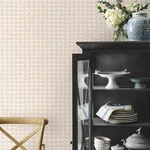 Rifle Paper Co. Daisy Gingham - Blush Wallpaper | Buy Online Rifle Paper Co. Daisy Gingham wallpaper, color Blush, SKU PSW1690RL