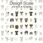 Rifle Paper Co. Dog Days - Multi White Wallpaper | Buy Online Rifle Paper Co. Dog Days wallpaper, color Multi White, SKU PSW1461RL