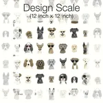 Rifle Paper Co. Dog Days wallpaper, color Grey, SKU PSW1462RL