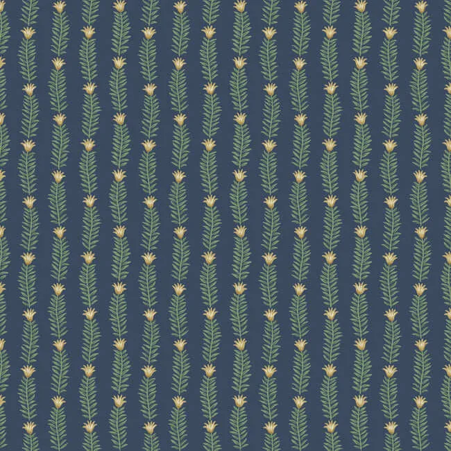 Rifle Paper Co. Eden wallpaper, color Blue & Green, SKU RP7342
