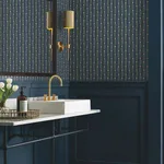 Rifle Paper Co. Eden - Blue & Green Wallpaper | Buy Online Rifle Paper Co. Eden wallpaper, color Blue & Green, SKU RP7342