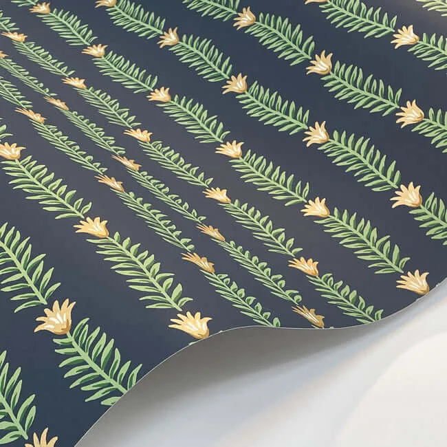 Rifle Paper Co. Eden - Blue & Green Wallpaper | Buy Online Rifle Paper Co. Eden wallpaper, color Blue & Green, SKU RP7342