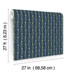Rifle Paper Co. Eden - Blue & Green Wallpaper | Buy Online Rifle Paper Co. Eden wallpaper, color Blue & Green, SKU RP7342