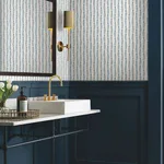 Rifle Paper Co. Eden - White & Blue Wallpaper | Buy Online Rifle Paper Co. Eden wallpaper, color White & Blue, SKU RP7341