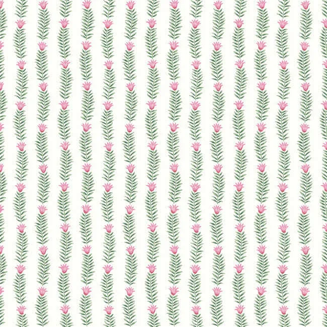 Rifle Paper Co. Eden wallpaper, color White & Green, SKU RP7340