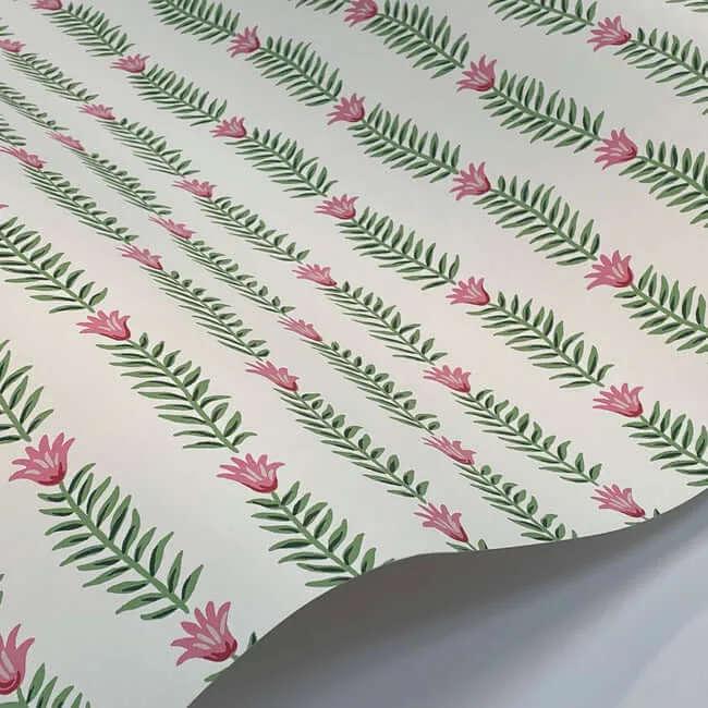 Rifle Paper Co. Eden wallpaper, color White & Green, SKU RP7340