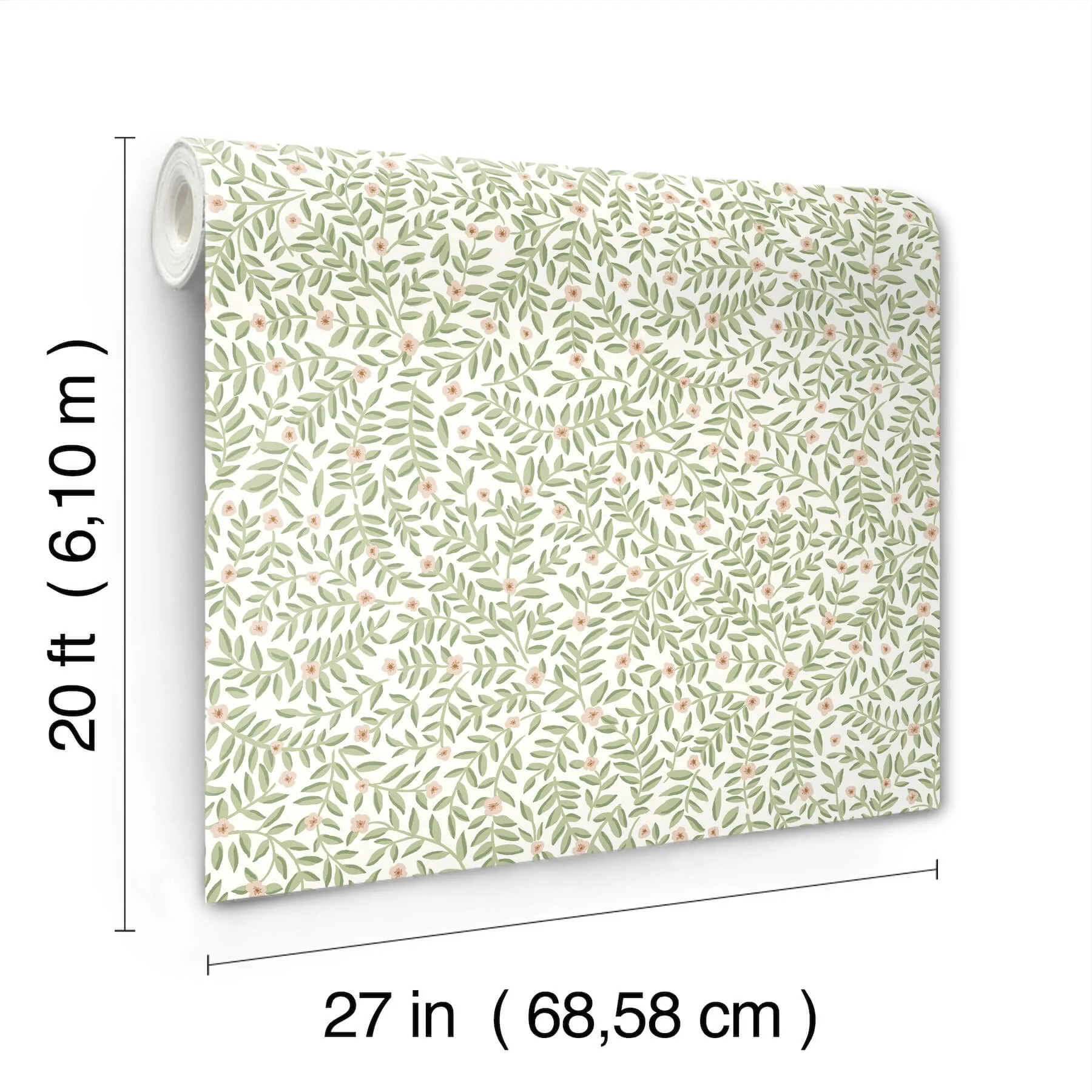 Rifle Paper Co. Elodie - Cream Wallpaper | Buy Online Rifle Paper Co. Elodie wallpaper, color Cream, SKU PSW1673RL