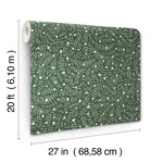 Rifle Paper Co. Elodie - Evergreen Wallpaper | Buy Online Rifle Paper Co. Elodie wallpaper, color Evergreen, SKU PSW1674RL