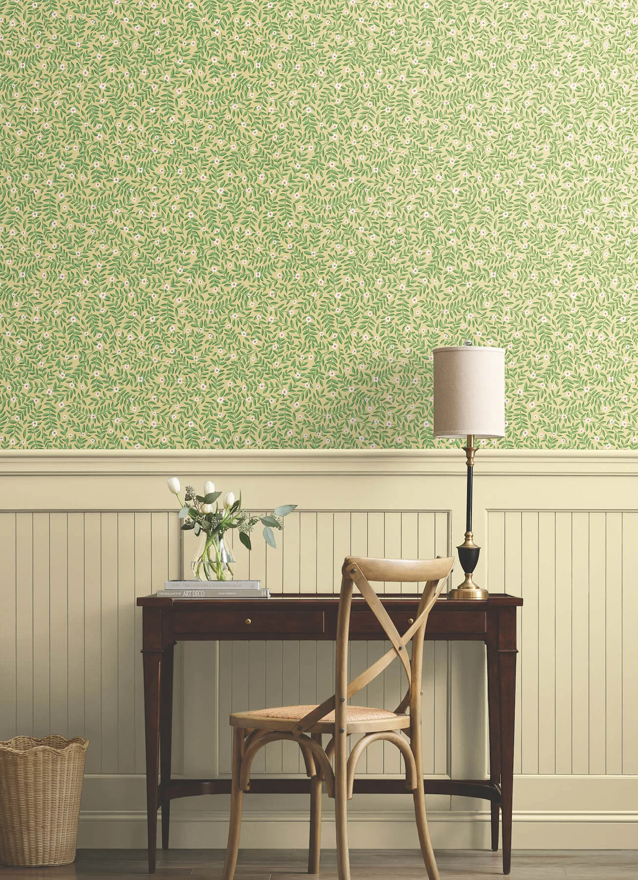 Rifle Paper Co. Elodie wallpaper, color Gold, SKU PSW1671RL