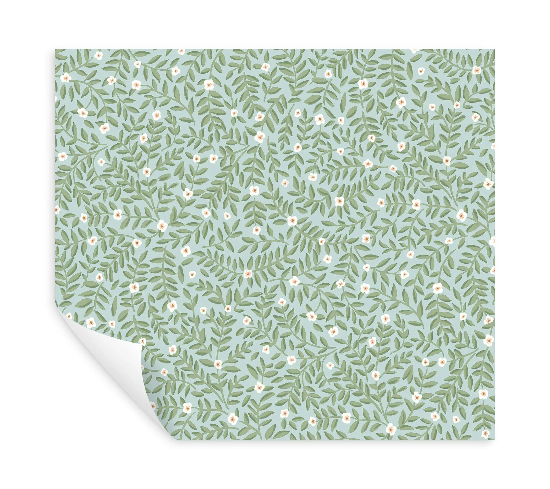 Rifle Paper Co. Elodie - Light Blue Wallpaper | Buy Online Rifle Paper Co. Elodie wallpaper, color Light Blue, SKU PSW1672RL