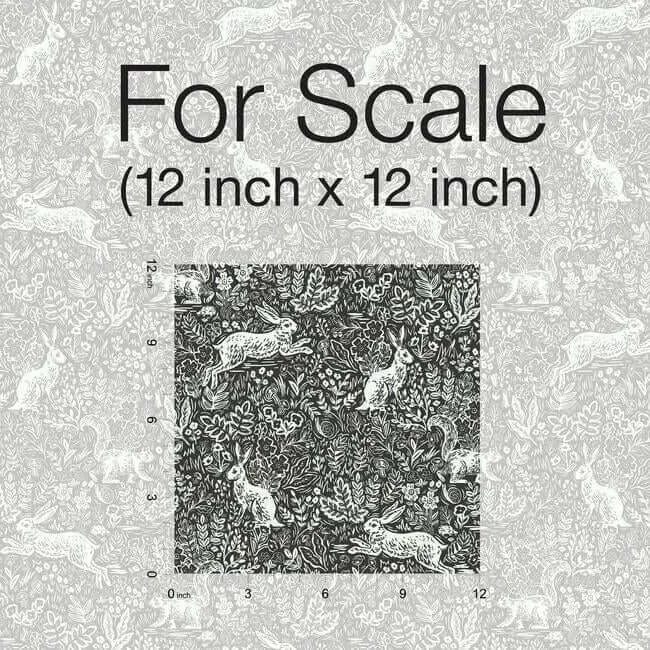 Rifle Paper Co. Fable - Black & White Wallpaper | Buy Online Rifle Paper Co. Fable wallpaper, color Black & White, SKU RI5105