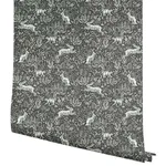 Rifle Paper Co. Fable - Black & White Wallpaper | Buy Online Rifle Paper Co. Fable wallpaper, color Black & White, SKU RI5105