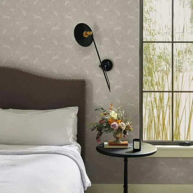 Rifle Paper Co. Fable wallpaper, color Linen, SKU RI5102