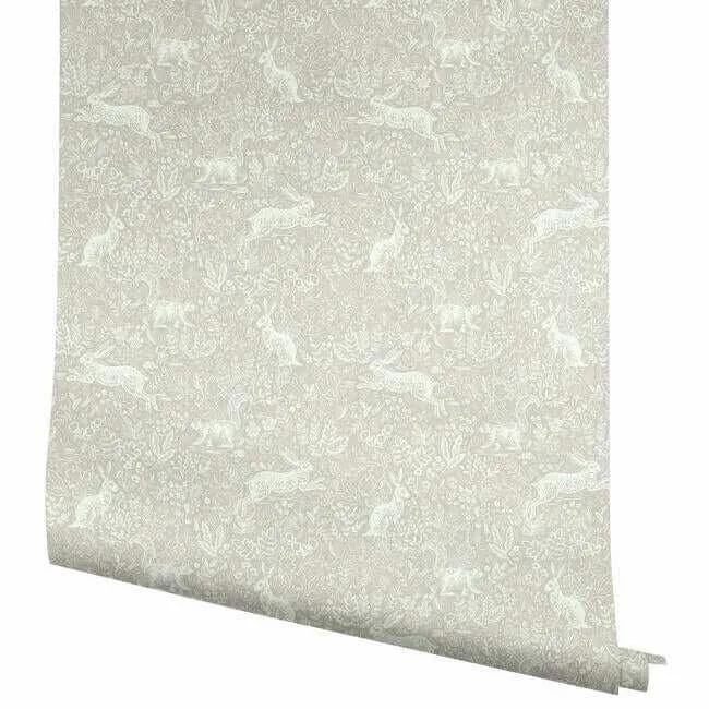 Rifle Paper Co. Fable - Linen Wallpaper | Buy Online Rifle Paper Co. Fable wallpaper, color Linen, SKU RI5102